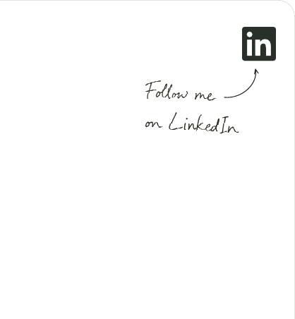 Follow me on LinkedIn · Patrick F. Stier